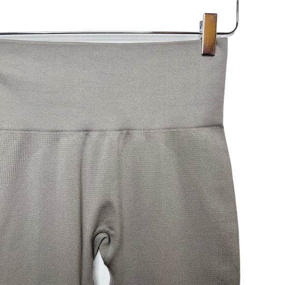SET ACTIVE High Rise Taupe Gray Sculpt Flex Seamless Leggings Sz M/L - Picture 5 of 12